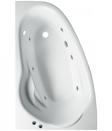 Ванна Relisan Zoya 140x90 (Левая) с гидромассажем