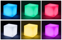 Светильник Куб 10 с питанием от АКБ, RGB